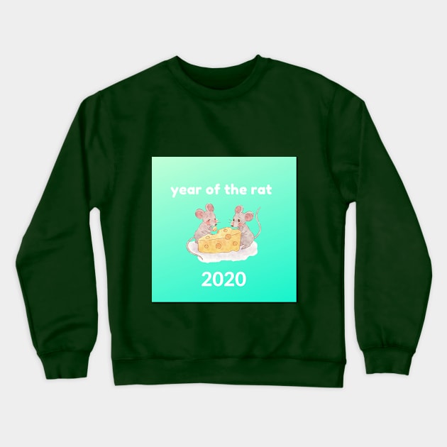 Year of the Rat 2020 - Chinese New Year Crewneck Sweatshirt by MariaB